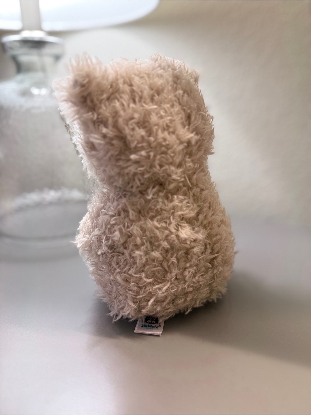 Jellycat Wee Owl Plush Retired Cream Gray Owl Stuffed Animal - Picture 7 of 12
